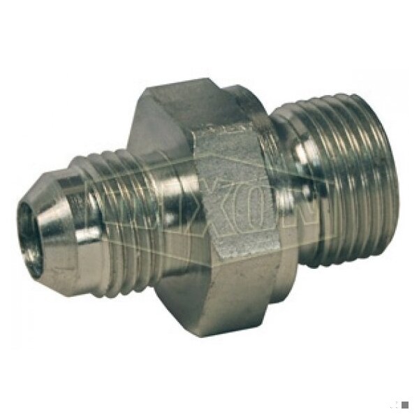 Dixon Hydraulic Adapter, 1-5/16-12 x 1-11 Nominal, 37Deg Male JIC Flare x Male BSPP, Carbon Steel, Domestic B3800-16-16 - main